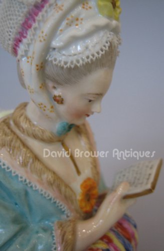 Meissen figure entitled The Racegoers Companion