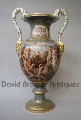 A Meissen Vase both rare & beautifully decorated