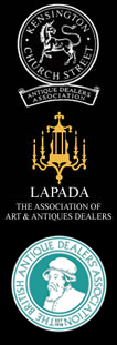 member of Kensington Church Street Antique Dealers Association and LAPDA
