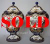 Pair of Sevres vases and covers